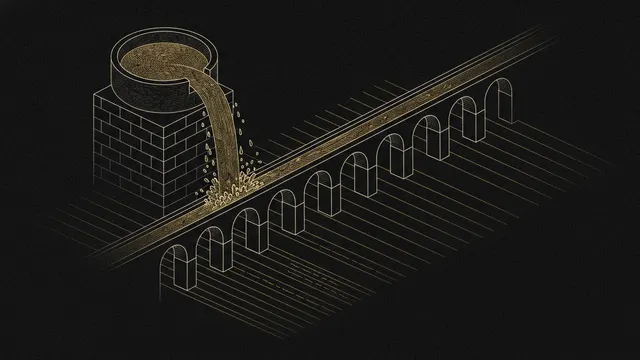 Stratégie déconnectée du terrain : l'aqueduc s'arrête à mi-parcours, les champs restent à sec